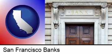 a bank building in San Francisco, CA