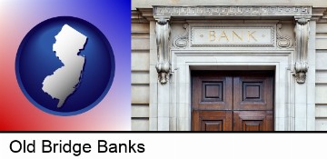 a bank building in Old Bridge, NJ